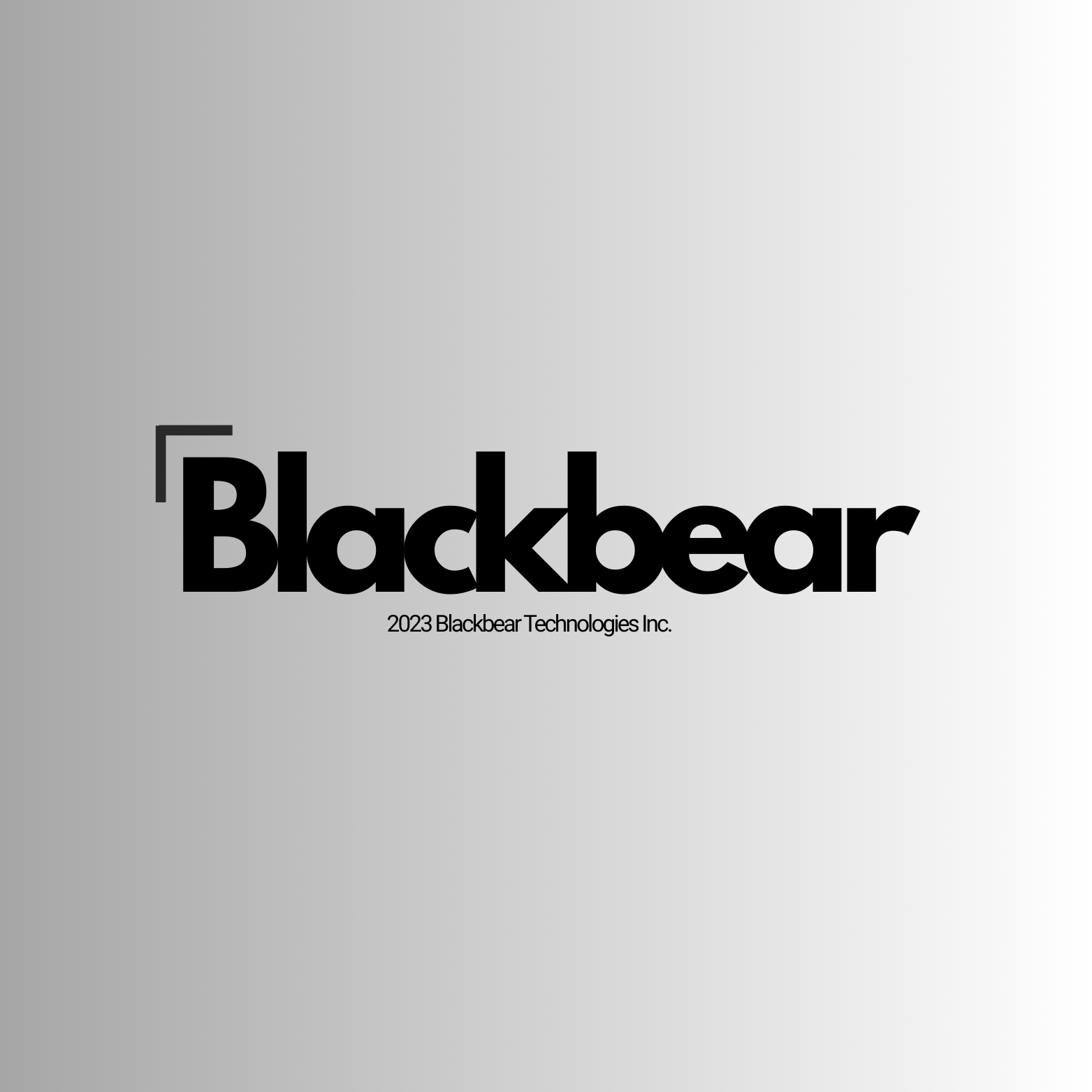 Blackbear Logo